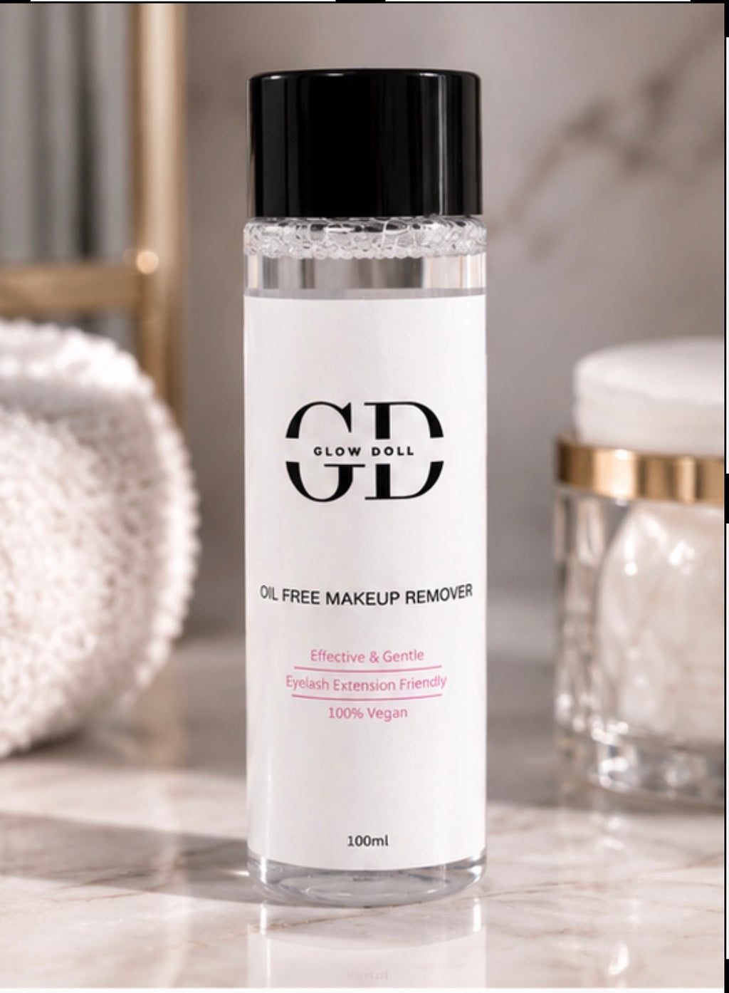 Oil free makeup remover