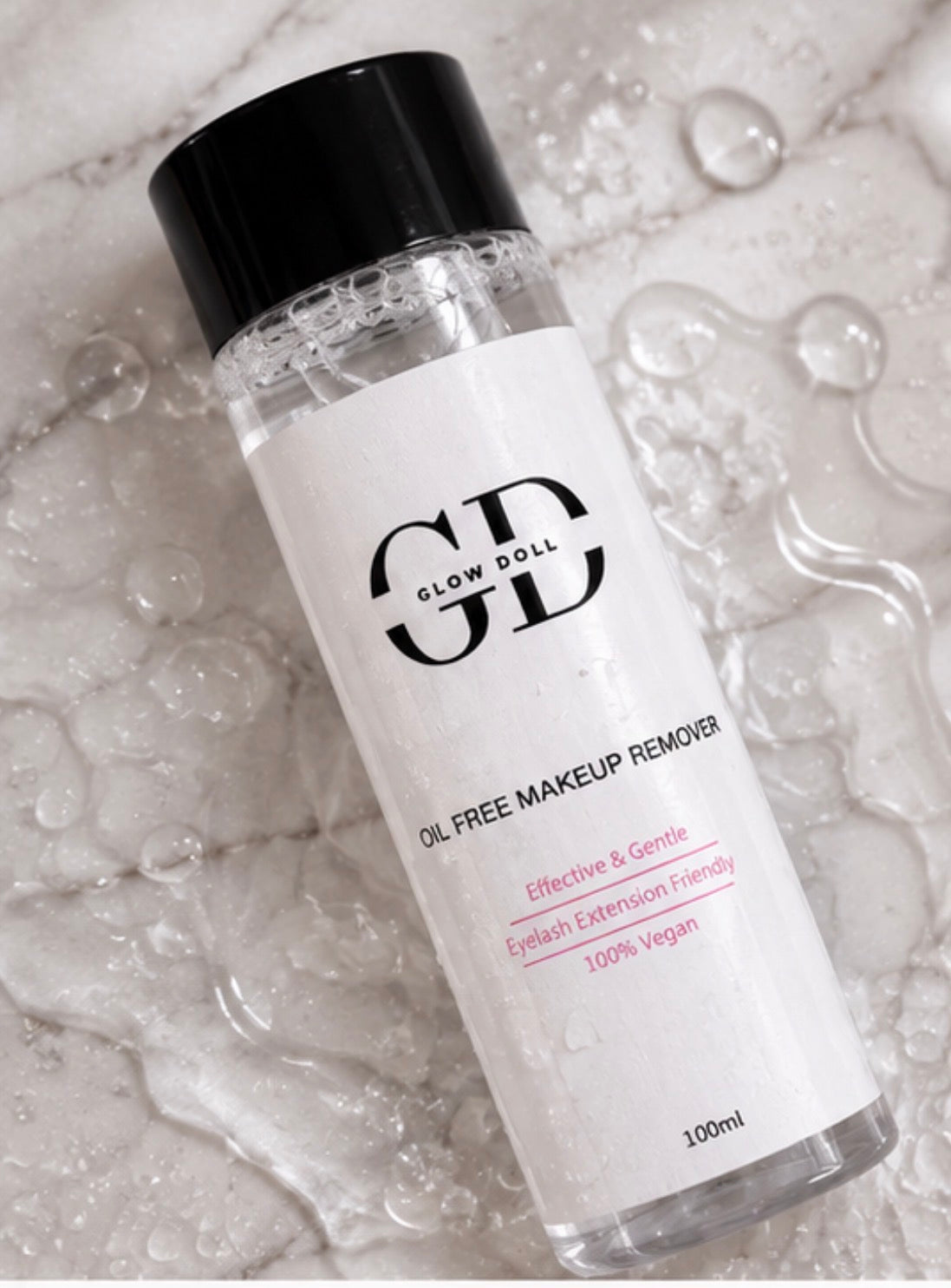 Oil free makeup remover