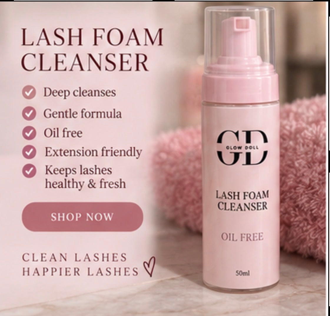 Lash foam cleaner