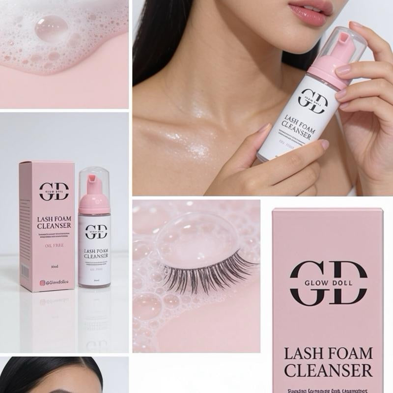 Lash foam cleaner